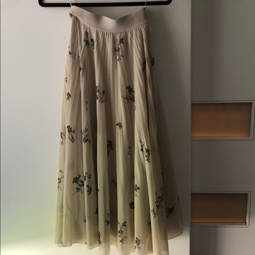 Wilfred floral mid skirt